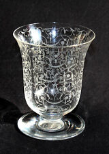 BACCARAT - SUPERBE VASE TULIPE, COUPE EN CRISTAL GRAVÉ, MICHELANGELO RENAISSANCE