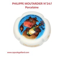 Capsule de champagne en Porcelaine - PHILIPPE MOUTARDIER N°24.f