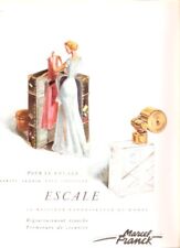 AD PUBLICITE PARFUM PERFUME ESCALE MARCEL FRANCK