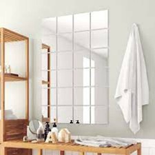 Miroir Argent - Carreaux