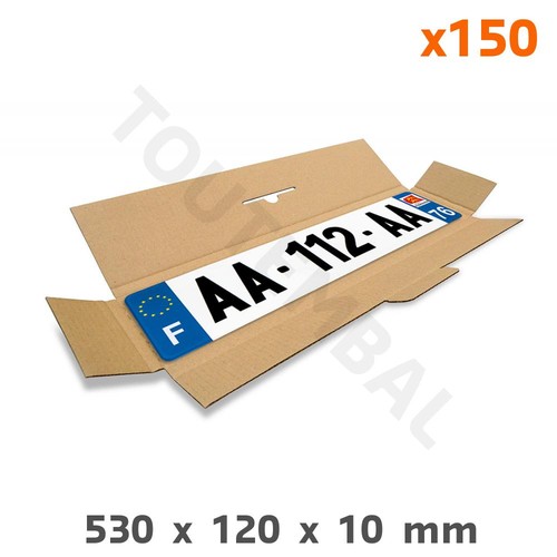 Boîte carton format - , plaque