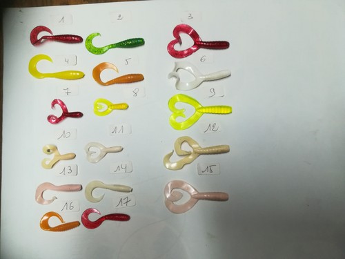 Leurres souples 5 - leurres, 3,5