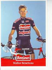 CYCLISME carte WALTER BENETEAU equipe BONJOUR.FR 2001