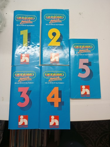 Livrets jeu quizzard junior - quizzard,