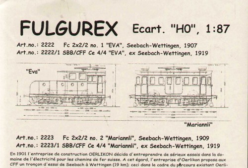 Fulgurex information sheet - , ho