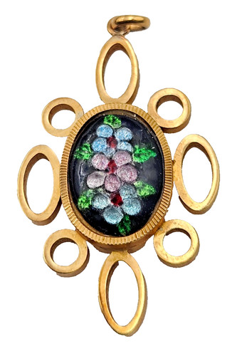 Pendentif emaux limoges - , de