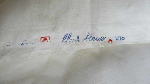 Coupon tissu ancien - tissu,