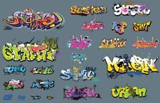Planche Grafiti pour wagon au 1:87,diorama train ho, maquette, décalcomanie