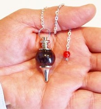 ° PENDULE GRENAT ROUGE