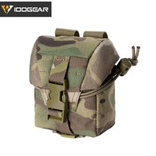 IDOGEAR Tactical MOLLE Single Frag Pochette Grenade Style Ceinture Chasse Nylon 