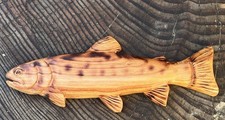 Truite Sculptée En bois