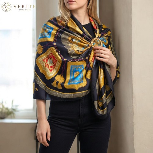 Rare vintage foulard - vintage, soie
