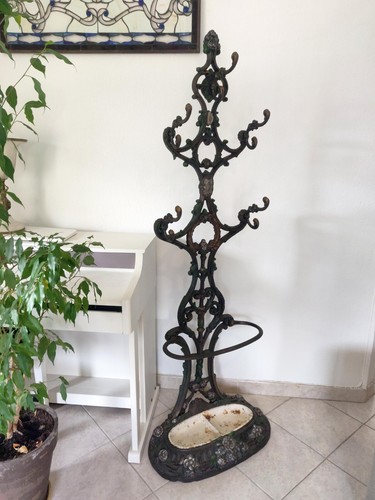 Portemanteau fer forgé fonte - fer,