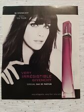 Publicité papier Parfum. Perfume Ad Givenchy Very Irresistible de 2006 anglais