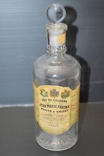 -RARE ANCIENNE BOUTEILLE EAU de COLOGNE JEAN MARIE FARINA ROGER & GALLET fin XIX