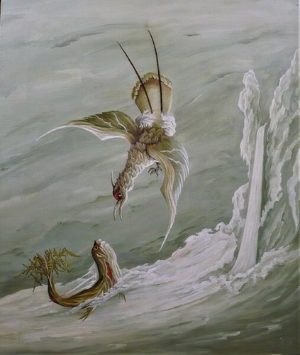 Huile sur toile - sur,