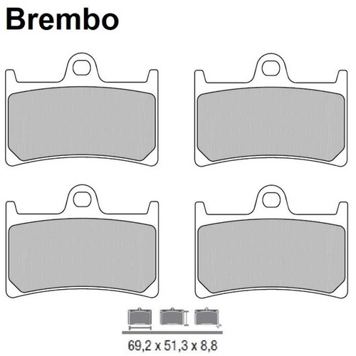 Plaquettes brembo frein - brembo,