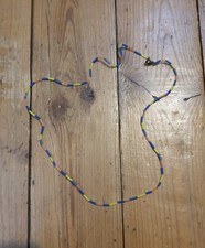 Collier Sautoir De Perles En Plastique Multicolores 