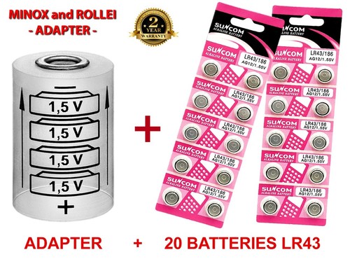 Adaptateur batterie minox - adaptateur,