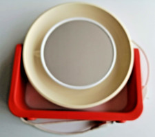 ancien miroir éclairant Allibert d'applique ou à poser space age à compléter