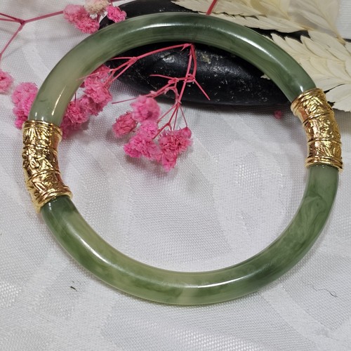 Bracelet jonc métal doré - jonc,