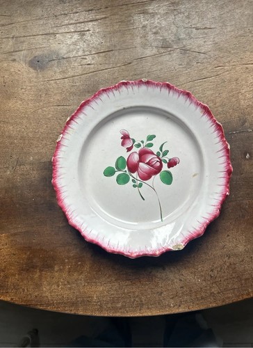 Assiette ancienne faïence