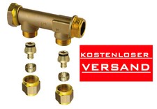 Uponor 1067753 Distributeur 3/4 " 2X15MM Umweg Avec Écrou Neuf Emballage