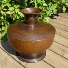 Jarre à eau ancienne en cuivre - Inde