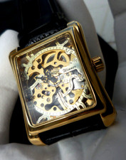 SQUELETTE WINNER W183800,OSSATURE CISELE, MECANISME VISIBLES,TBEG FONCTIONELLE