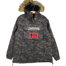 Anorak Kaki Camouflage Barman