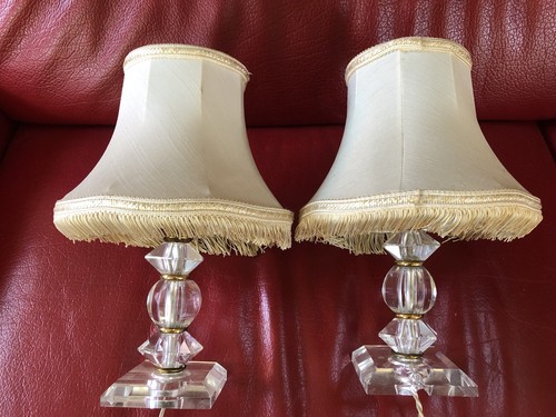 Paire ancienne lampes - paire, d'ancienne