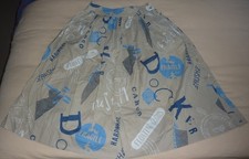 JOUSSE - JUPE AMPLE - BEIGE A MOTIFS - Taille 36 / 38