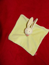 Doudou Plat Tex Lapin Beige