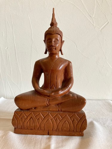 Petit bouddha bois - petit,
