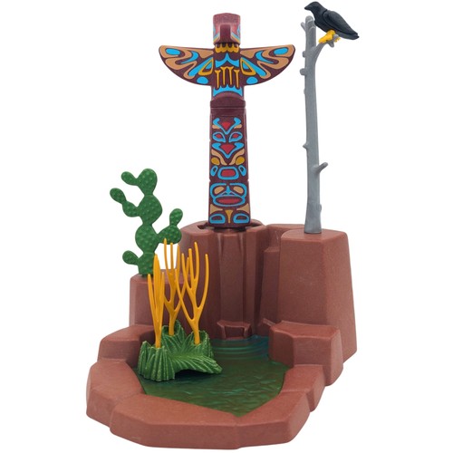 Playmobil lot roches brunes - 2,