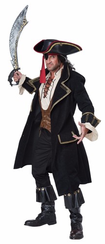 Black beard deluxe pirate - beard,