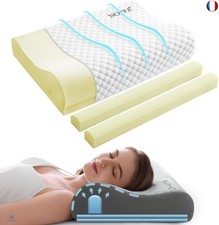 NOFFA Oreiller Ergonomique Cervical à Mémoire de Forme, Oreiller Orthopédique po