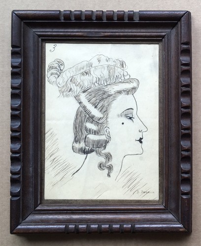 Dessin original art déco - original,