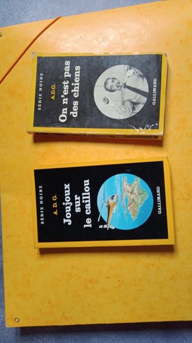 Gallimard serie noire g - serie, d