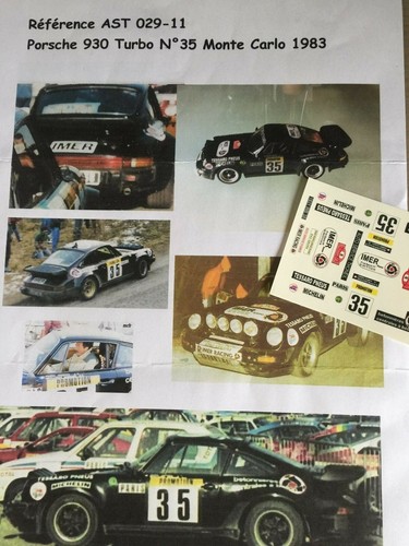 Decal porsche 930 turbo - 1,