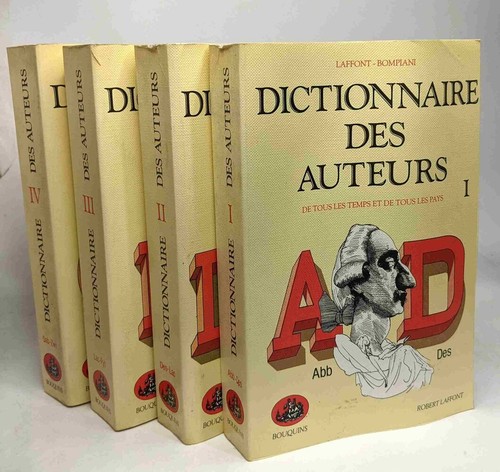 Dictionnaire des auteurs - dictionnaire,