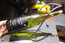 Présentoir Porte Bouteille Métal Chromé à la Grume de Raison Déco Bar Bistrot