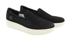 Timberland A1M97 Femme Chaussures EU38.5 Cuir Noir à Enfiler Amande Orteil