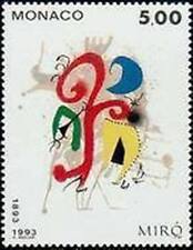 MONACO STAMP TIMBRE YVERT 1909 " JUAN MIRO, LITHOGRAPHIE SANS TITRE "NEUF xx TTB