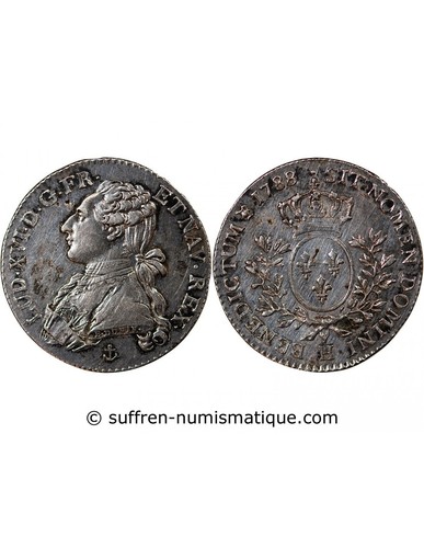 France louis xvi 5 - 1/5, ecu