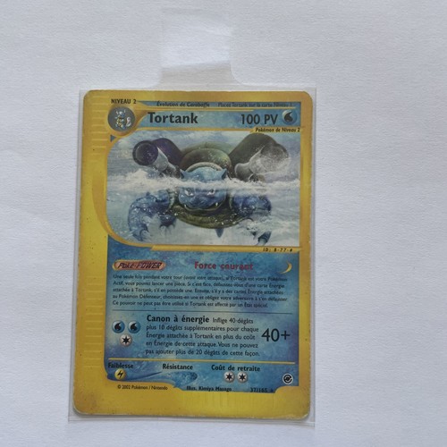 Carte pokémon tortank 165 - pokémon,