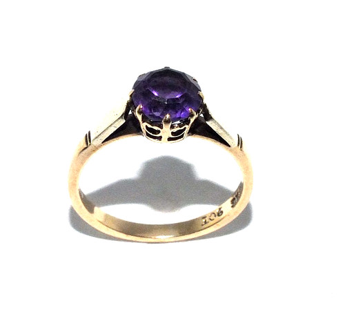 Bague jaune 9 - bague, en