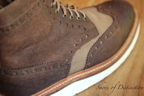 Chaussures bottes derby brogue