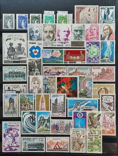 France 1978 lot tbres - france, 47