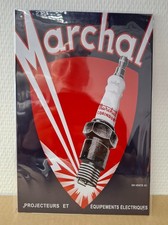 Plaque Vintage Marchal 20 X 30 cm Métal Neuf Emballé